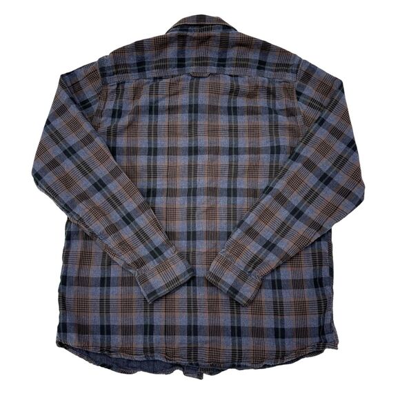 Carbon 2 Cobalt Shirt Mens Size Medium Blue Plaid Button Up Plaid Casual - Picture 3 of 10